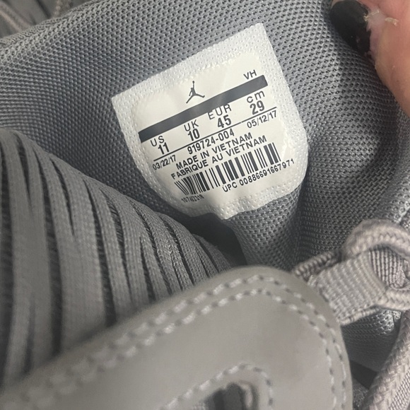 Nike Jordan Formula 23 Low Trainers Sneaker in Gray 919724-004 - Size 11 - Picture 12 of 12